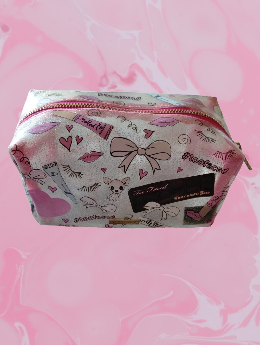 Too Faced X Skinny Dip Cosmetic Bag